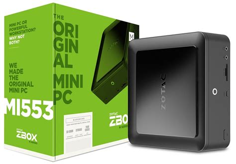 ZOTAC unveils new ZBOX mini PC systems