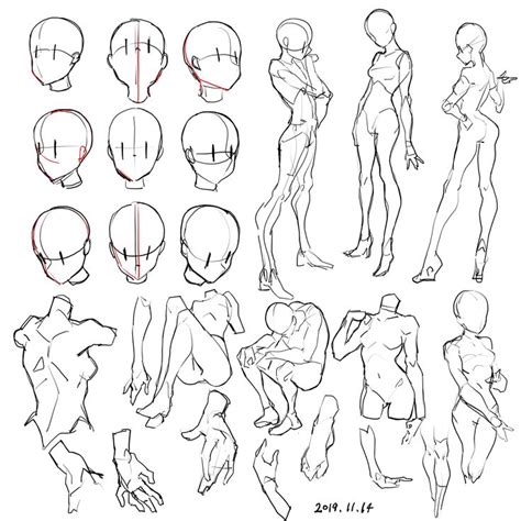 cellSketch on Twitter | Drawing reference poses, Figure drawing ...