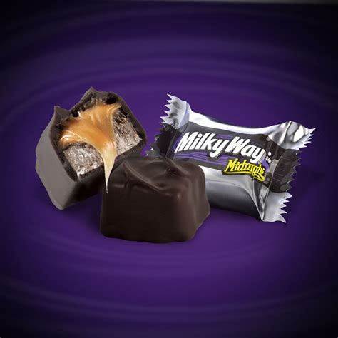 Milky Way Minis Size Midnight Dark Chocolate Candy Bars Sharing Size (8 ...