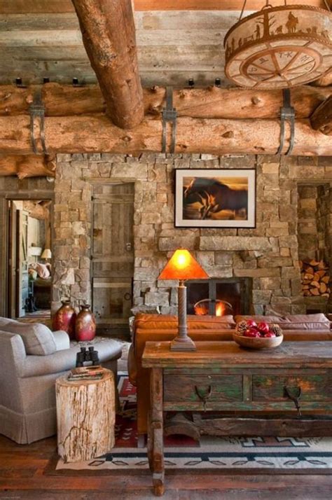 blulilly | Living room decor rustic, Rustic house, Rustic living