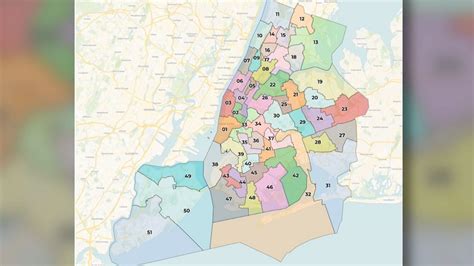 New council districts unveiled by districting commission