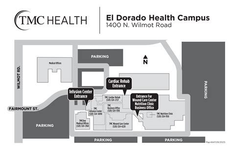 Map Of Tucson Medical Center - Printable Form, Templates and Letter