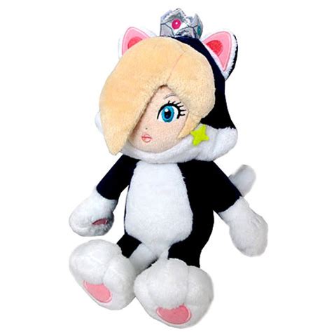 Super Mario 3D World Rosalina 9 Plush Cat San-Ei - ToyWiz