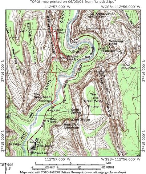 Angels Landing Trail Map | Angels landing, Trail maps, Angel