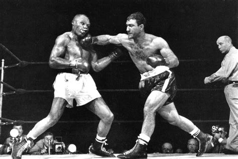 Rocky Marciano Photo Knock Out Heavyweight Boxing Champion