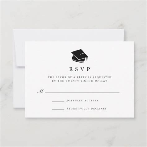 Graduation RSVP & Response Cards | Zazzle UK