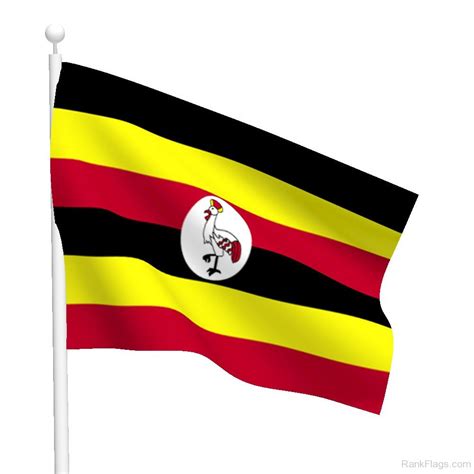 National Flag Of Uganda - RankFlags.com – Collection of Flags