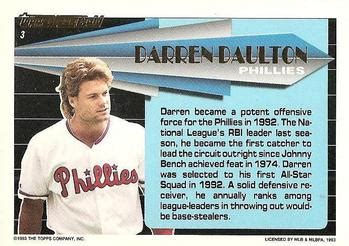 1993 Topps - Black Gold #3 Darren Daulton | Trading Card Database