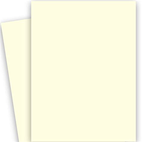 BASIS COLORS - 26 x 40 CARDSTOCK PAPER - Light Yellow - 80LB COVER ...