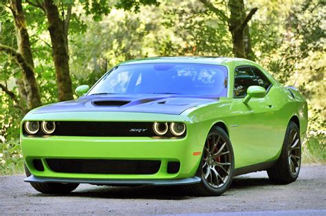 Olive Green Dodge Challenger