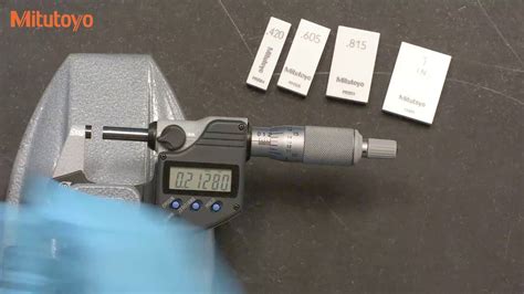 Outside Micrometer Calibration - How to Calibrate - YouTube