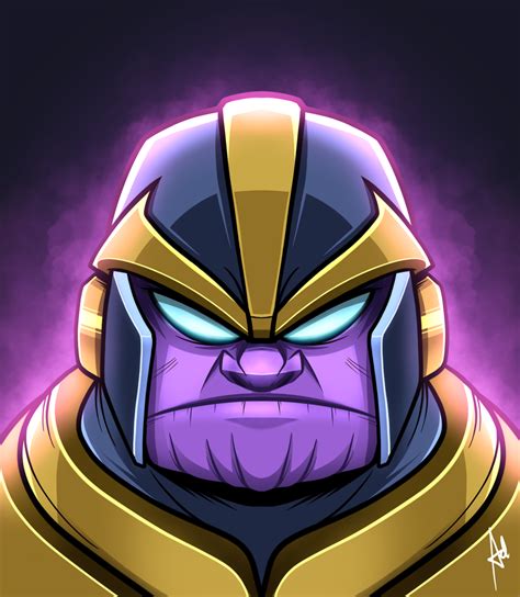 Thanos Art by Adrian Pontoh | Marvel drawings, Character art, Superhero comic