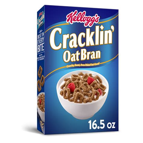 Kellogg's Cracklin' Oat Bran, Breakfast Cereal, Original, 16.5 Oz ...