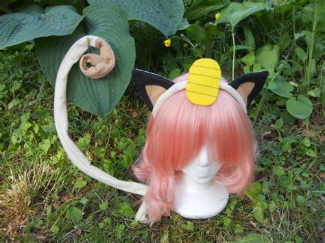 Hand Crafted Meowth Cosplay Set by Team Rocket's Pokemon Emporium | CustomMade.com