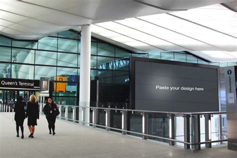 Airport Billboard Mockups - Mockup World