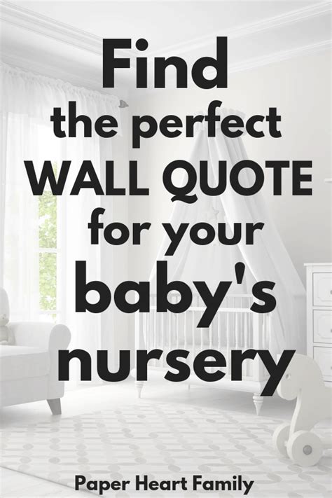 62 Perfect Baby Nursery Wall Quotes