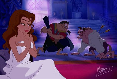 The Beast (Adam) vs Gaston cursed as a Beast (Disney Beauty and the beast) - Battles - Comic Vine