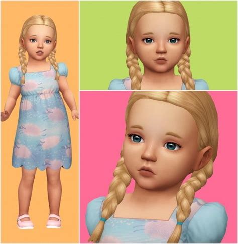 Aveira Sims 4: Lilly toddler model • Sims 4 Downloads | Sims 4 toddler ...