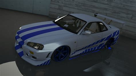 1999 C-West Nissan Skyline GT-R (BNR34) [Add-On / OIV / Animated Engine / RHD] - GTA5-Mods.com