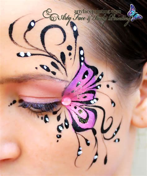 mariposa Adult Face Painting, Face Painting Easy, Face Painting Halloween, Face Painting Designs ...