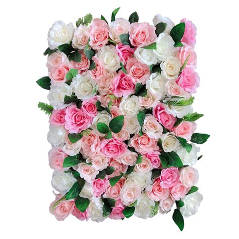 Artificial flower wall flower panels