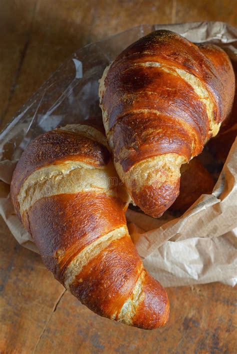 Fresh and Tasty Bavarian Croissant Stock Photo - Image of bread, buttery: 170635664