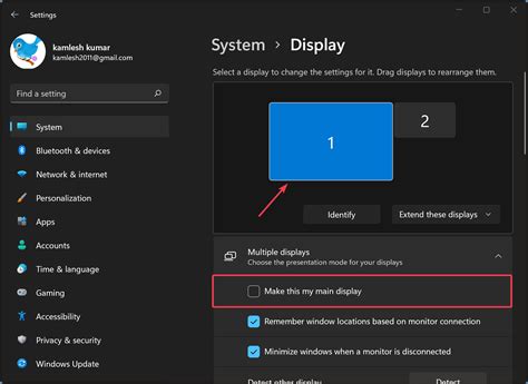 How to Set Main Display in Windows 11? | Gear Up Windows