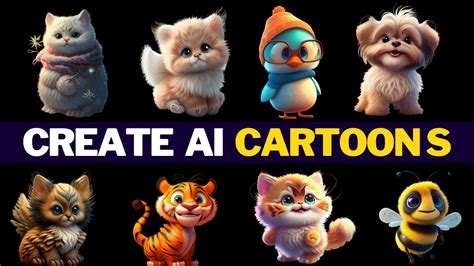 Create Cute AI Cartoons Character In 1 Minute - Midjourney - YouTube