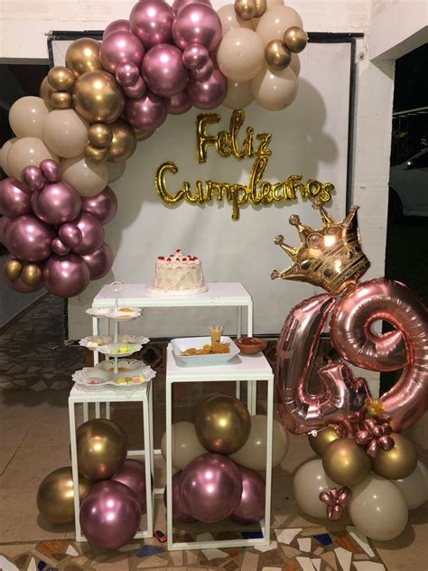 Cumpleaños #49 mujer en 2021 | Decoracion cumpleaños mujer, Fiesta de cumpleaños elegante ...