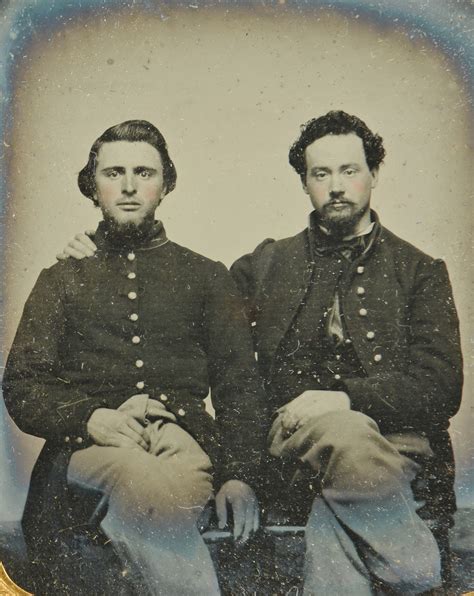 Lot 307: Civil War Union Brothers, Ambrotype