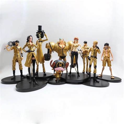 High Quality Cartoon Anime Action Figure One Piece Gold Film Collectible Toy (Set of 3) | Lazada PH