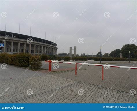 The Olympic Stadium in Berlin. Editorial Photography - Image of place, walkway: 265548992