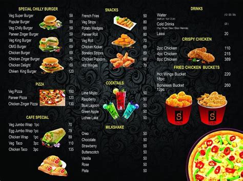 Menu at S Square Cafe, Davanagere, 30