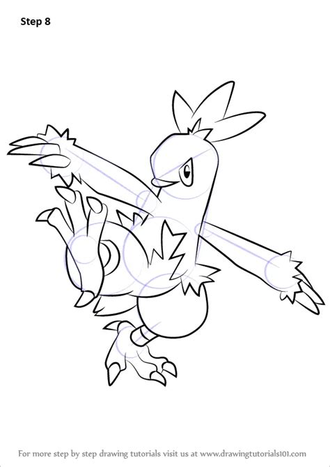 How to Draw Combusken from Pokemon (Pokemon) Step by Step | DrawingTutorials101.com