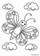 Butterfly Coloring Butterflies Pages Big Kids Flying Color Beautiful  sketch template