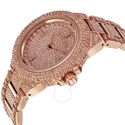 Michael Kors Camille Rose Dial Rose Gold-tone Ladies Watch MK5862 ...