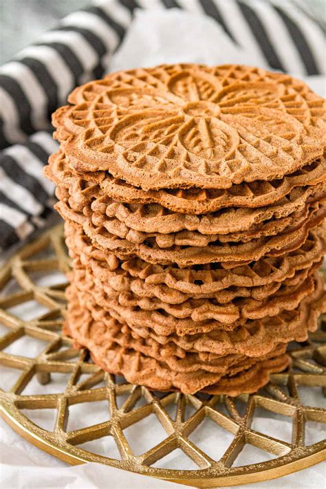 Classic Pizzelle Recipe For Italian Waffle Cookies - Unsophisticook