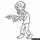 free Printable Zombies Coloring Pages For Kids  printable zombie sketch template