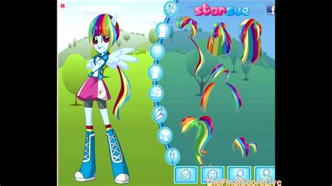 MLP My Little Pony Equestria Girls Dress up Game - YouTube