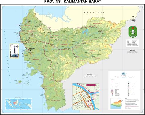 Peta Kota: Peta Kalimantan Barat