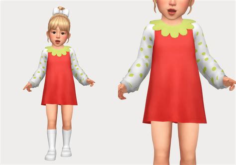 Toddler Cc Sims 4, Sims 4 Toddler Clothes, Sims 4 Cc Kids Clothing, Toddler Hair, Toddler Maxi ...