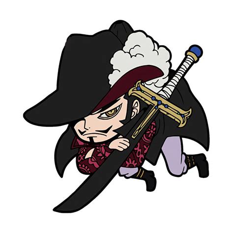 One Piece 'Hanging Dracule Mihawk | Yoru Sword' Vinyl Car Sticker ...