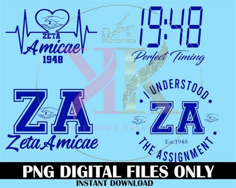 Zeta Amicae Png, Cut File, Zeta PNG, Zeta SVG, D9, Zeta Phi Beta Sorority PNG, Instant Download ...