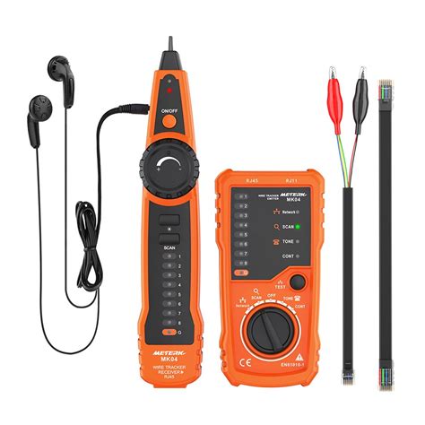 Meterk Wire Tracker RJ11 RJ45 Line Finder Handheld Cable Tester ...