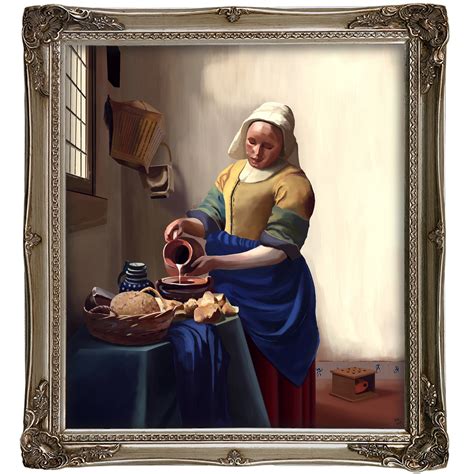 The Milkmaid Johannes Vermeer digital art print Learning | Etsy