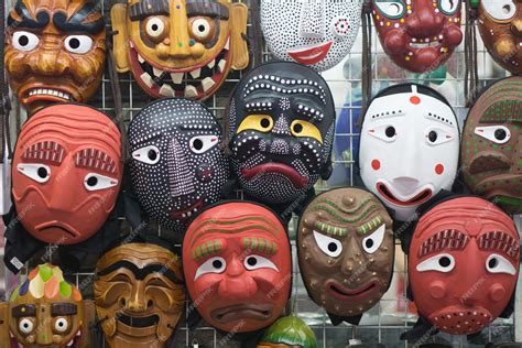 Premium Photo | Traditional korean masks