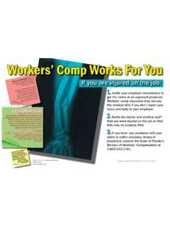 Workers’ Comp Works For You - Florida Department of ... / workers-comp ...