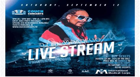 Snoop Dogg To Conduct A Live Stream For COVID-19 Fund Raising — The Second Angle