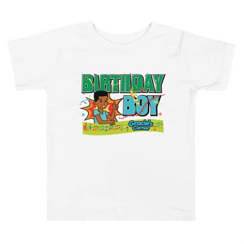 Gracie’s Corner Birthday Boy Toddler T-Shirt – Gracie's Corner TV