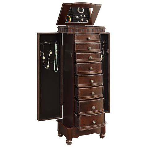 Powell Jewelry Armoire Murphy Coffee Jewelry Armoire | A1 Furniture ...